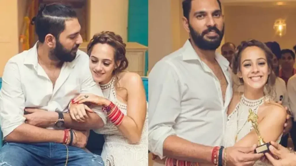 Yuvraj Singh and Hazel Keech