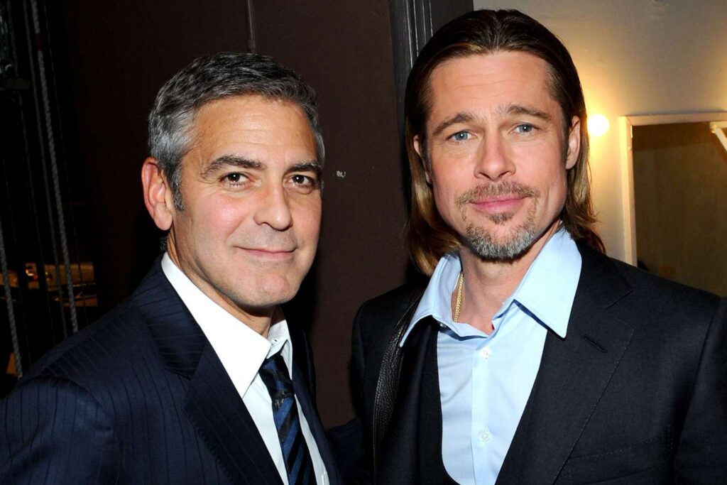 Brad Pitt and George Clooney