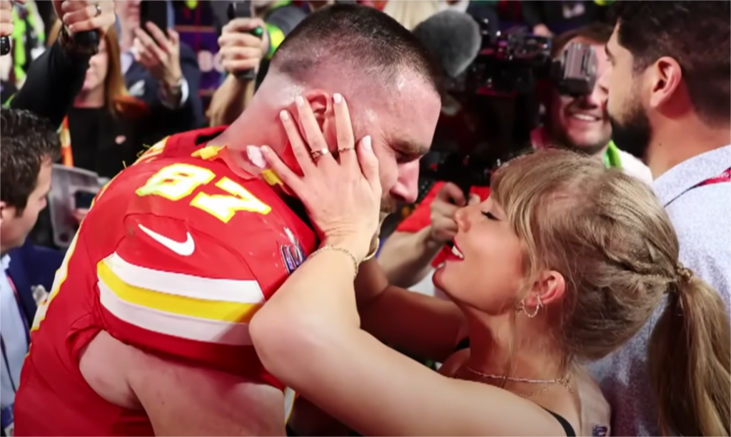 Travis Kelce reacts to Adam Sandler