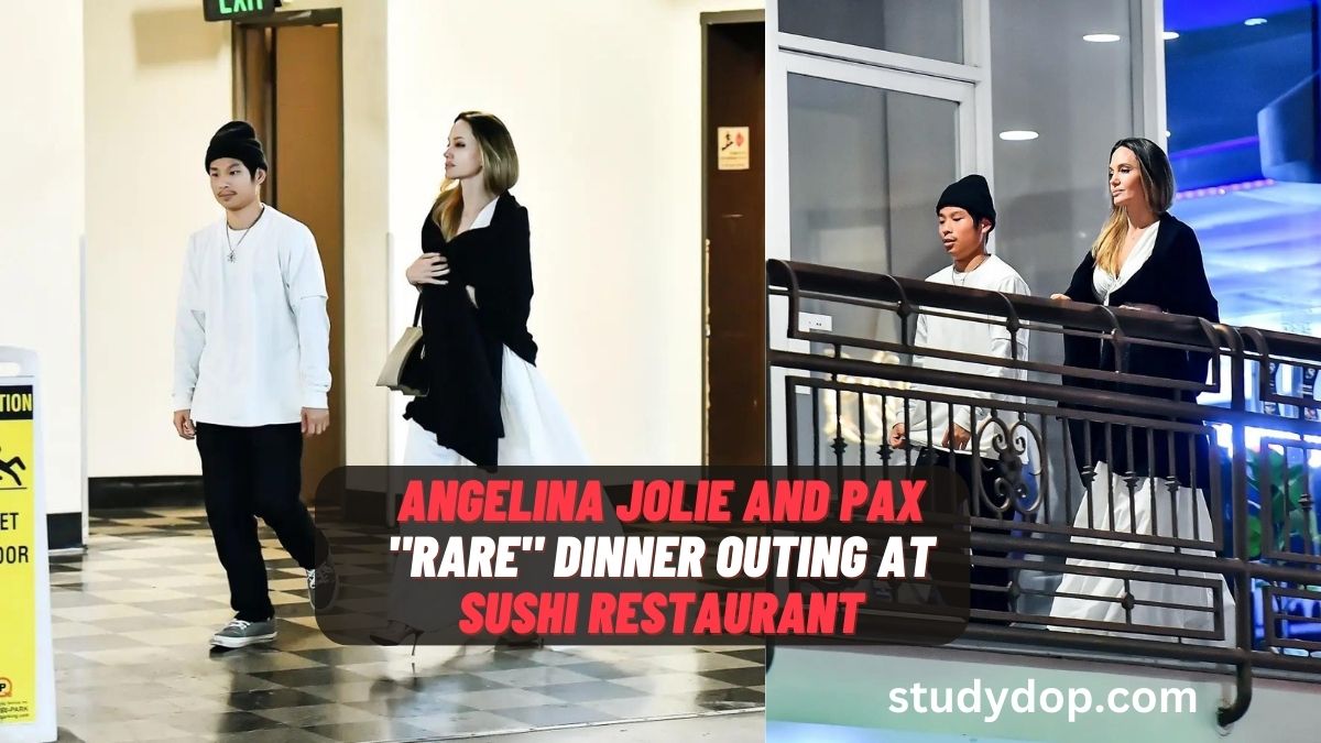 Angelina Jolie and Pax “Rare” Dinner outing at Sushi Restaurant