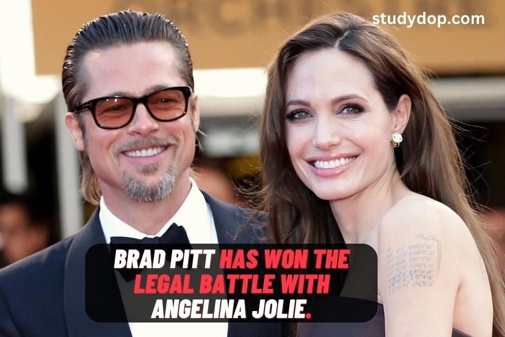 Brad Pitt has won the legal battle with Angelina Jolie.