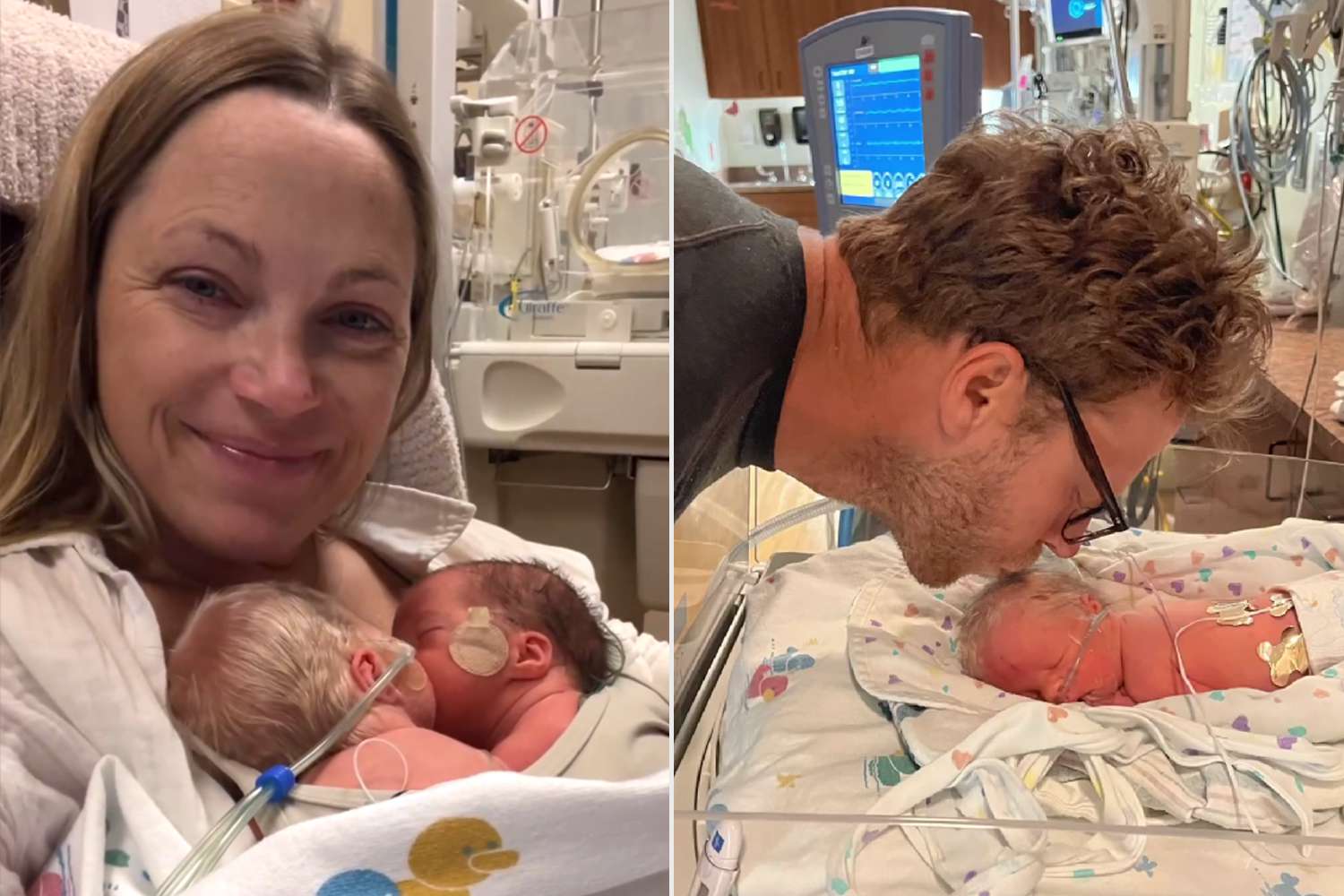 The former Bachelor star Sarah Herron gives birth to twins