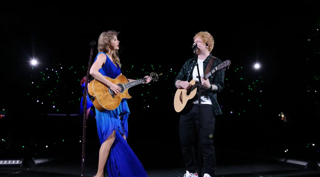 Taylor Swift and Her ‘BFF’ Ed Sheeran Surprise Fans on Eras Tour in London